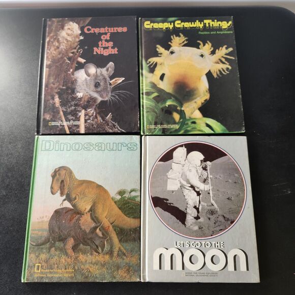 Other - Vintage National Geographic Young Explorers Books Lot of 4 1970s 1980s HC